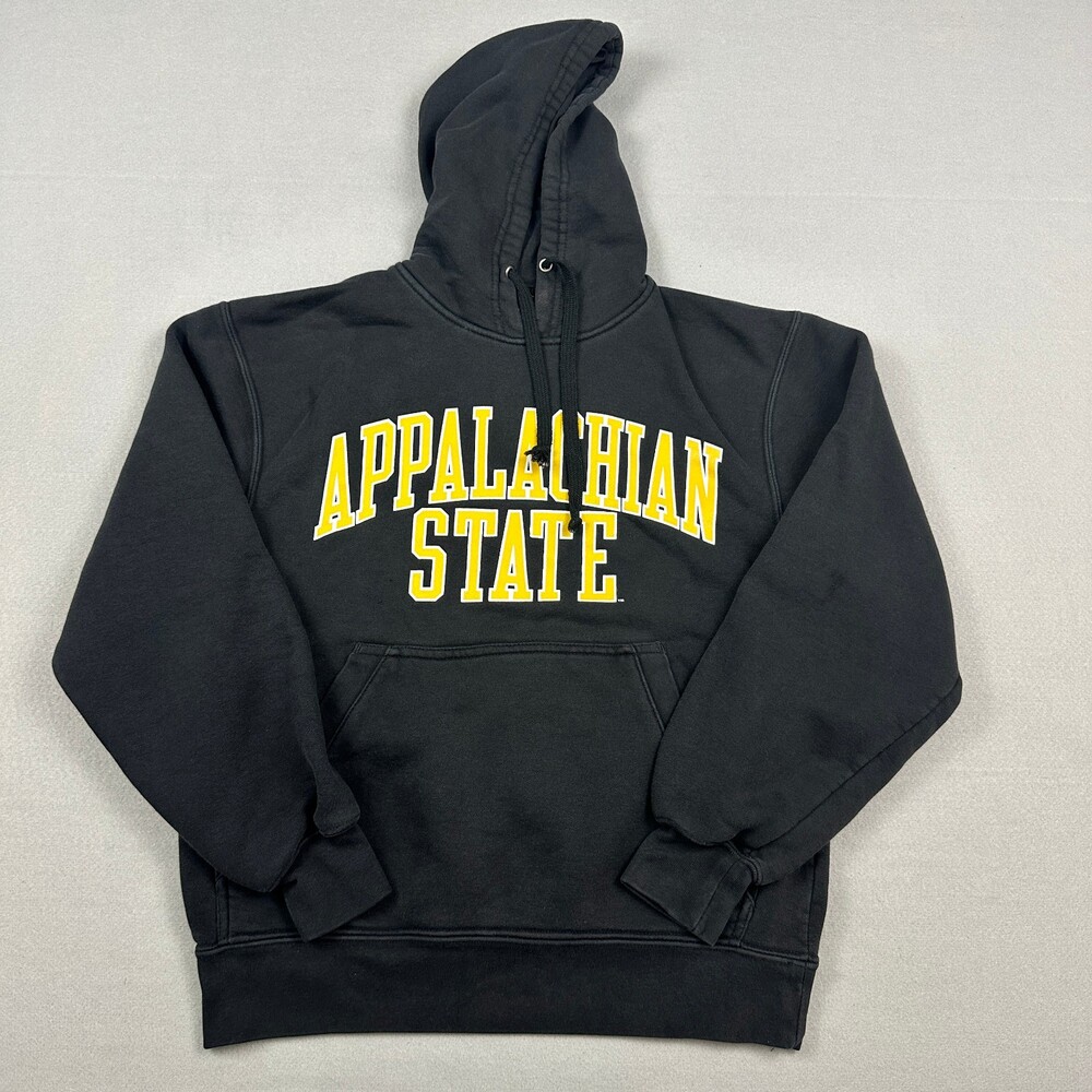 Appalachian State Mountaineers Hoodie Men Small Black Sweatshirt NCAA S *